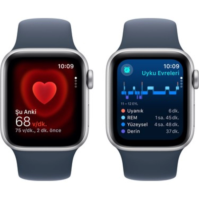 Apple Watch SE 2 2023 Cellular 40mm Alüminyum Kasa ve Spor Kordon (MRGM3TU/A) Akıllı Saat