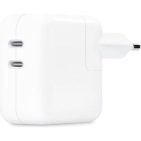 Ürün görseli: Apple 35 W Çift USB-C Bağlantı Noktalı Güç Adaptörü (MNWP3TU/A) Şarj Aleti