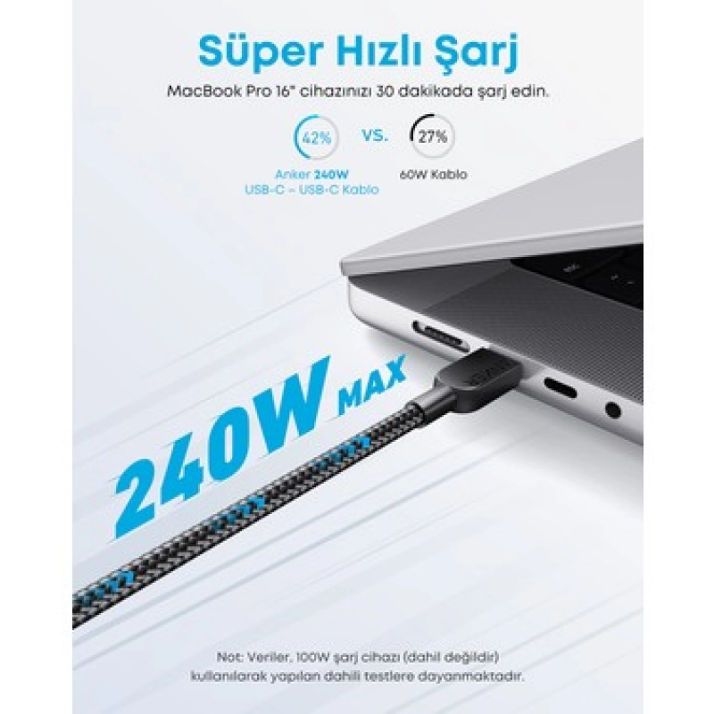 Anker 310 240W (A81C5) Şarj Kablosu