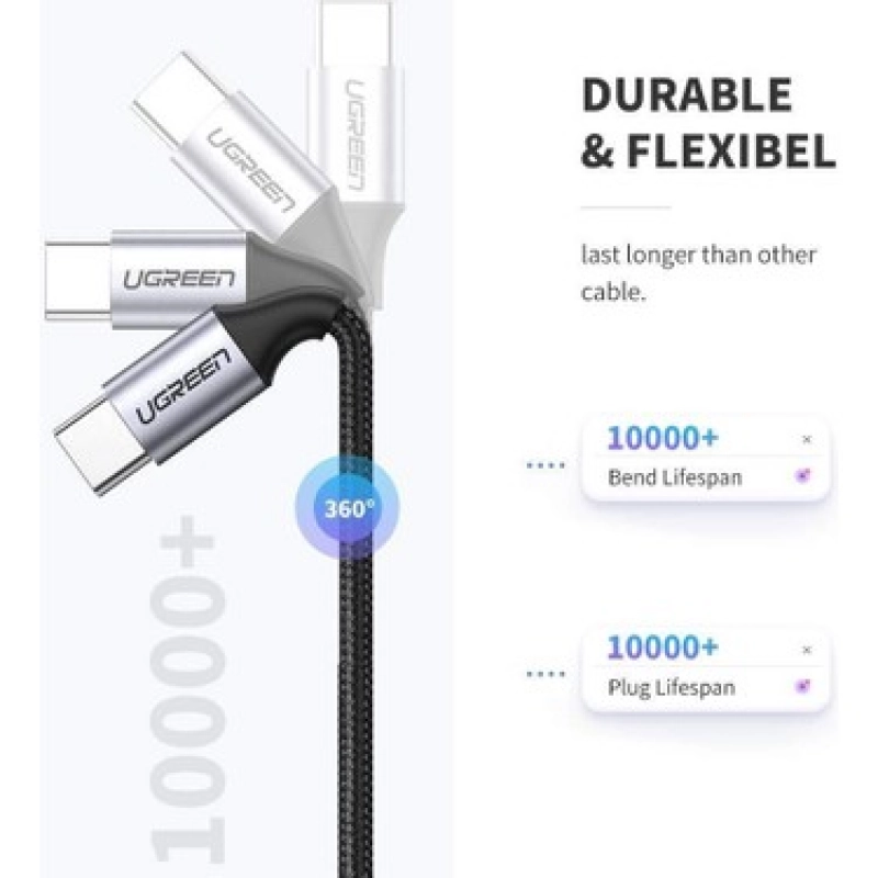 Ugreen 50152 2 m Şarj Kablosu